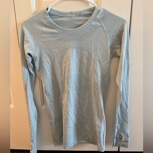 Lululemon Blue Long Sleeve Top